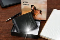 Portfele - Portfel skórzany męski mały czarny Beltimore RFiD - miniaturka - grafika 1