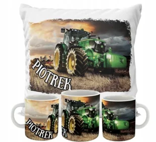 ZESTAW PODUSZKA + KUBEK Prezent JOHN DEERE TRAKTOR ROLNIK + IMIĘ 6 - Gadżety dla niej i dla niego ZESTAW PODUSZKA + KUBEK Prezent JOHN DEERE TRAKTOR ROLNIK + IMIĘ 6 - Gadżety dla niej i dla niego - miniaturka - grafika 1