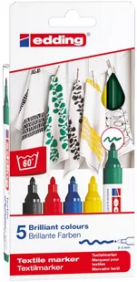 Edding 4500-marker do tekstyliów 4-4500-5S - Markery permanentne - miniaturka - grafika 2
