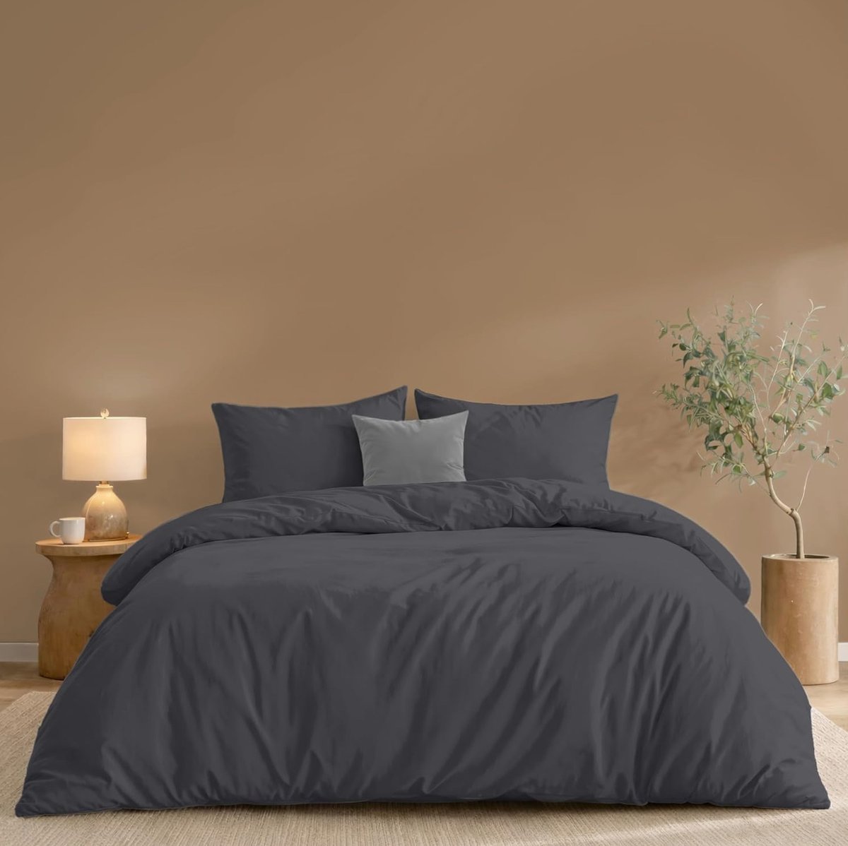POŚCIELI ZESTAW 260X240CM 2 POSZEWKI 50X80CM MIKROFIBRA HIPOALERGICZNA