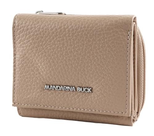 Mandarina Duck Mellow skórzany portfel akcesoria podróżne damskie portfele jeden rozmiar, Ciepłe Taupe, Taglia Unica