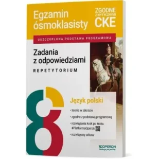 Egzamin ósmoklasisty Sp 8 J. polski Repetytorium - Ewa Frączek, Jolanta Eisner, Agnieszka Willma, Beata Parchem-Albecka, Małgorzata Cichewicz - Podręczniki dla szkół podstawowych - miniaturka - grafika 1