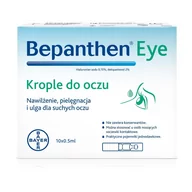 Krople do oczu - BAYER Bepanthen Eye krople do oczu 10 ampułek Długi termin ważności! 9071500 - miniaturka - grafika 1