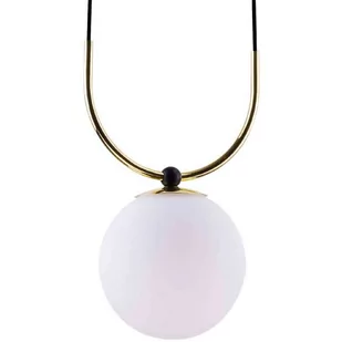Amplex Balos lampa wisząca 1x60W czarno/złota 8162 - Lampy sufitowe - miniaturka - grafika 1