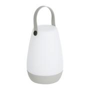 Lampy ogrodowe - Biało-szara lampa zewnętrzna Kave Home Dianela - miniaturka - grafika 1