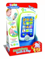 Zabawki interaktywne dla dzieci - Clementoni Smartfon dotykowy 17223 - miniaturka - grafika 1