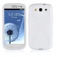Etui i futerały do telefonów - Etui na telefon komórkowy Cadorabo do Samsung Galaxy S3 / S3 NEO w kolorze białym, silikonowe etui z tyłu TPU - miniaturka - grafika 1