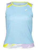 Koszulki sportowe damskie - asics Top sportowy w kolorze błękitnym - miniaturka - grafika 1