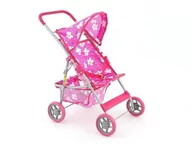 Wózki dla lalek - ADAR Wózek dla lalek różowy spacerówka w worku 436558 - miniaturka - grafika 1