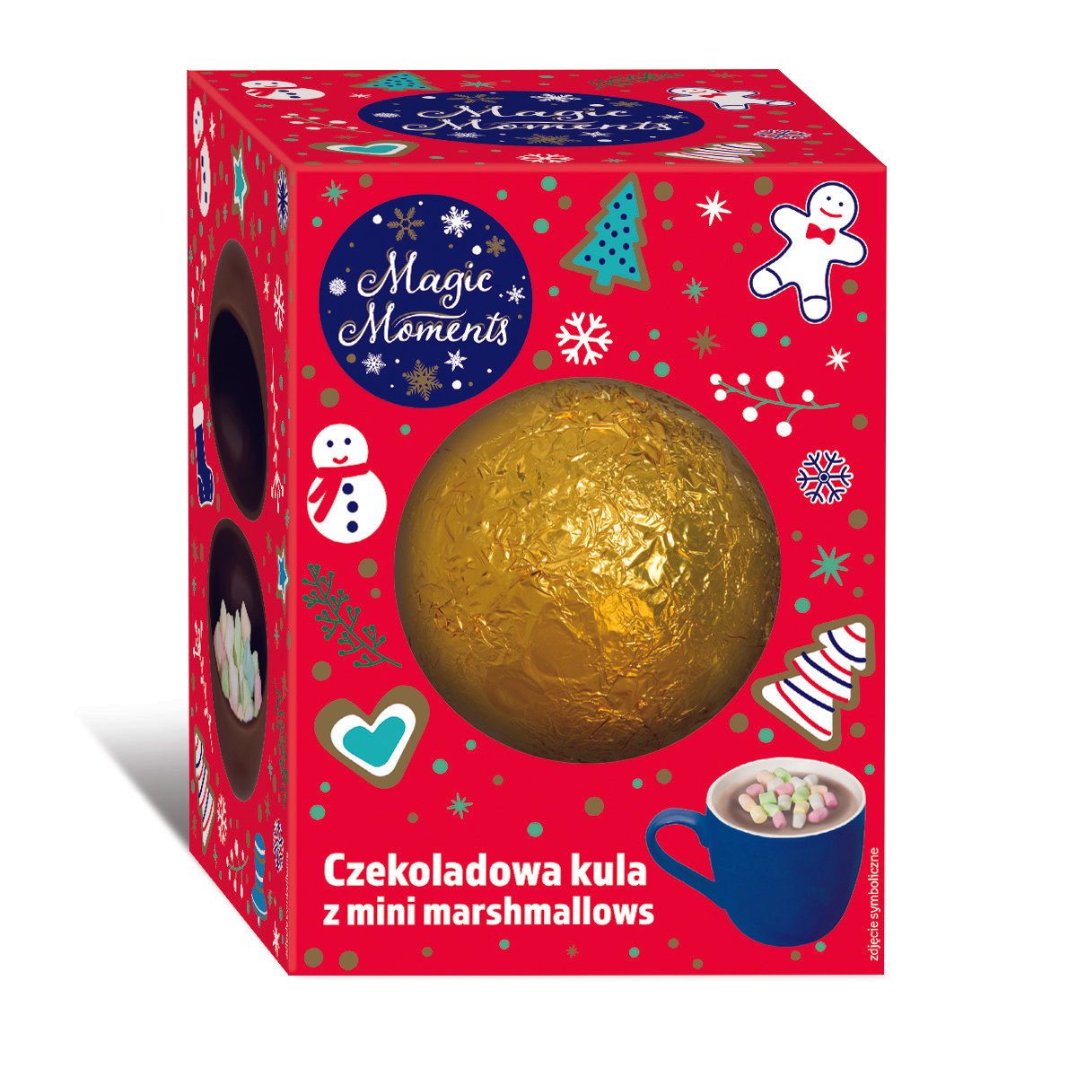 Czekoladowa kula z piankami MAGIC MOMENTS 30G