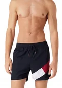 Kąpielówki męskie - TOMMY HILFIGER SPODENKI KĄPIELOWE GRANATOWE L J7A - miniaturka - grafika 1