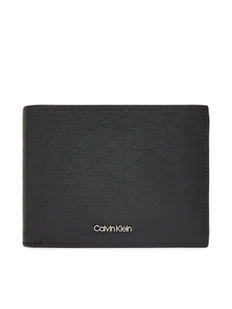 Calvin Klein Portfel męski Epi Ck Trifold 10Cc W/Coin K50K512863 Czarny - Portfele - miniaturka - grafika 1