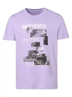 Koszulki męskie - Tom Tailor Denim - T-shirt męski, lila - miniaturka - grafika 1