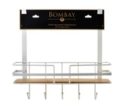 Półki do kuchni - CARL WHITE Półka łazienkowa 42,5x11xh40cm zawieszana kabinowa - miniaturka - grafika 1