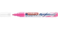 Markery permanentne - Marker akrylowy e-5100 EDDING, 2-3 mm, różowy neonowy - miniaturka - grafika 1
