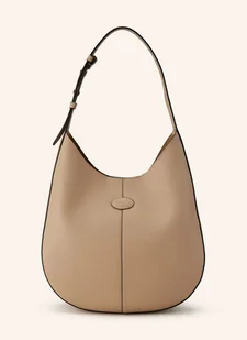 Tod's Torebka Hobo Z Saszetką beige - Torebki damskie - miniaturka - grafika 1
