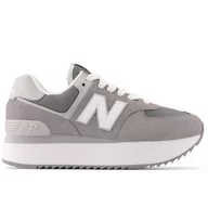 Buty sportowe damskie - Buty New Balance WL574ZSD - szare - miniaturka - grafika 1