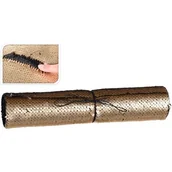 Ozdoby bożonarodzeniowe - Materiał dekoracyjny duo cekiny złoty / czarny 25 x 125 cm - miniaturka - grafika 1