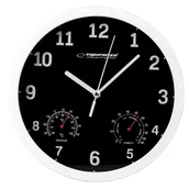 Zegary - Zegar Ścienny Esperanza Lyon Czarny Ehc016K - miniaturka - grafika 1