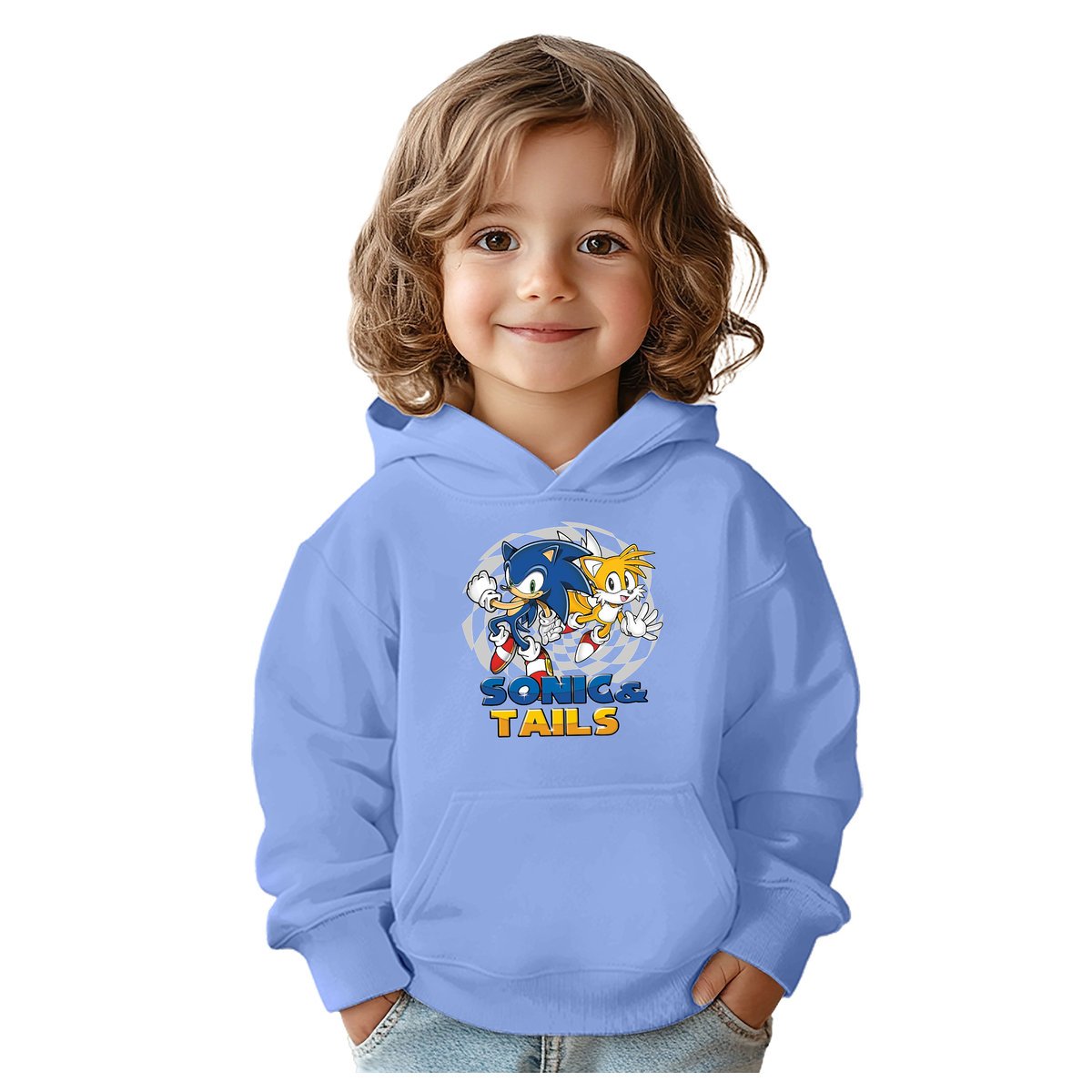 BLUZA DZIECIĘCA SONIC 128-134 CHŁOPIĘCA DZIEWCZĘCA PREZENT