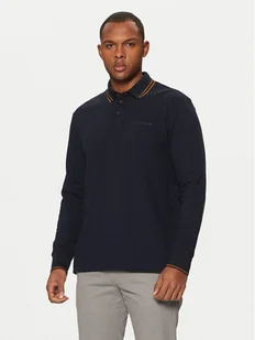 Tom Tailor Polo 1043998 Granatowy Regular Fit - Koszulki męskie - miniaturka - grafika 1