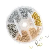 Zabawki kreatywne - Zestaw półfabrykatów do biżuterii 500szt - Dalprint - miniaturka - grafika 1