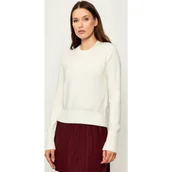Swetry damskie - Guess Jeans Sweter | Regular Fit | z dodatkiem jedwabiu - miniaturka - grafika 1