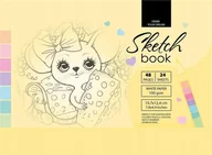 Przybory szkolne - Szkicownik 197x124/48K 100g TW FRESH - miniaturka - grafika 1