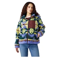 Kurtki damskie - Wrangler Damska kurtka Sherpa Zip Through, Very Peri, XL - miniaturka - grafika 1