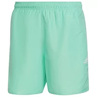 Stroje kąpielowe - adidas Męski jednolity kostium kąpielowy Clx Sh Sl, miętowy, XS - miniaturka - grafika 1
