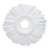 Miotły, szufle, mopy - Końcówka do mopa obrotowego 16 cm biała - miniaturka - grafika 1