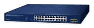 Pozostałe akcesoria sieciowe - PLANET 24-Port 10/100/1000T + 2-Port Zarządzany L2 Gigabit Ethernet (10/100/1000) Niebieski - miniaturka - grafika 1