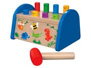Zabawki interaktywne dla dzieci - PLAYTIVE Drewniana zabawka motoryczna, 1 sztuka (Wbijak) 4055334263023 - miniaturka - grafika 1