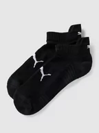Skarpetki męskie - Krótkie skarpety z detalami z logo w zestawie 2 szt. model ‘Cushioned’ - miniaturka - grafika 1