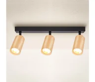 Lampy sufitowe - Brilagi - Oświetlenie punktowe ZADIE 3xGU10/30W/230V czarny/beżowy - miniaturka - grafika 1