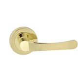 Klamki - Domino Klamka Nova na rozecie mosiądz - miniaturka - grafika 1