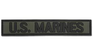 Odzież taktyczna i umundurowanie - FOSTEX - Naszywka 3D - U.S. MARINES (stripe) - Zielony OD - miniaturka - grafika 1