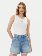 Koszulki i topy damskie - JOOP! Top 58 JW243JE423 30042835 Biały Regular Fit - miniaturka - grafika 1