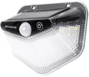 Aigostar - Lampa solarna LED z czujnikiem LED/3,7V 6500K 500 mAh IP65 czarna - Lampy ogrodowe - miniaturka - grafika 1