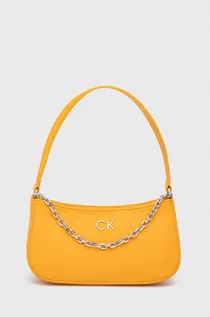 Torebki damskie - Calvin Klein torebka kolor pomarańczowy - grafika 1