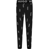 Spodnie sportowe damskie - HUGO KIDS Legginsy - miniaturka - grafika 1