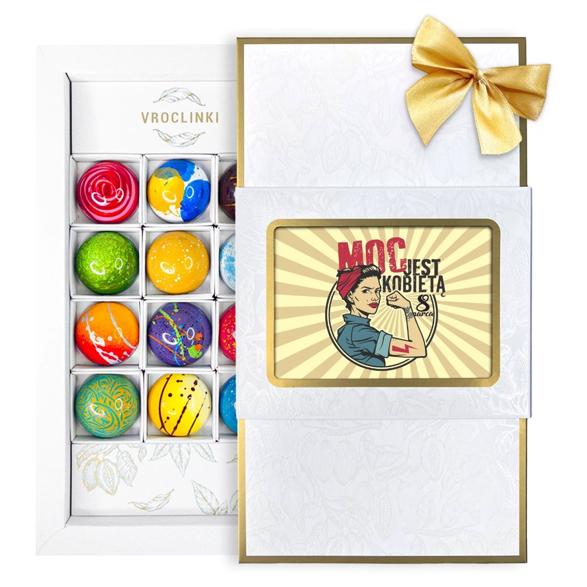 Bombonierka - Dzień Kobiet – Zestaw 12 Pralin