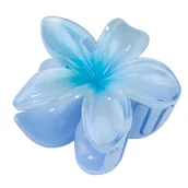 Ozdoby do włosów - KLAMRA KWIAT szczęka duża SPINKA do włosów kwiatek Kwiat Plumerii HAWAJSKA - miniaturka - grafika 1