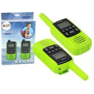 Zabawki militarne - Krótkofalówki walkie-talkie zielone zasięg 3km Leantoys - miniaturka - grafika 1