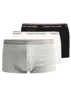 Majtki męskie - Tommy Hilfiger Bokserki Męskie 3-Pack – Czarny/Szary/Biały, Rozmiar M - miniaturka - grafika 1