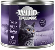 Mokra karma dla kotów - Wild Freedom Senior, Wild Hills  Kaczka i kurczak - 6 x 200 g - miniaturka - grafika 1