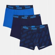 Majtki męskie - Puma Bokserki Logo Aop 3-Pack 93554702 R M - miniaturka - grafika 1