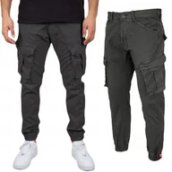 Spodnie męskie - Spodnie Alpha Industries Spy 116203 136 Grafitowe 31 - miniaturka - grafika 1