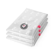 Pudła i pojemniki do przechowywania - Zestaw 3 worków próżniowych na ubrania Compactor Premium Valve Large, 80x100 cm - miniaturka - grafika 1