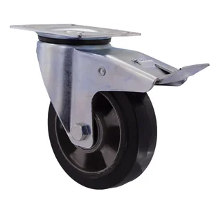 2HALGE150K2 koło aluminium guma fi 150 wózek 330kg / kolaksiaze - Meble modułowe i akcesoria - miniaturka - grafika 1